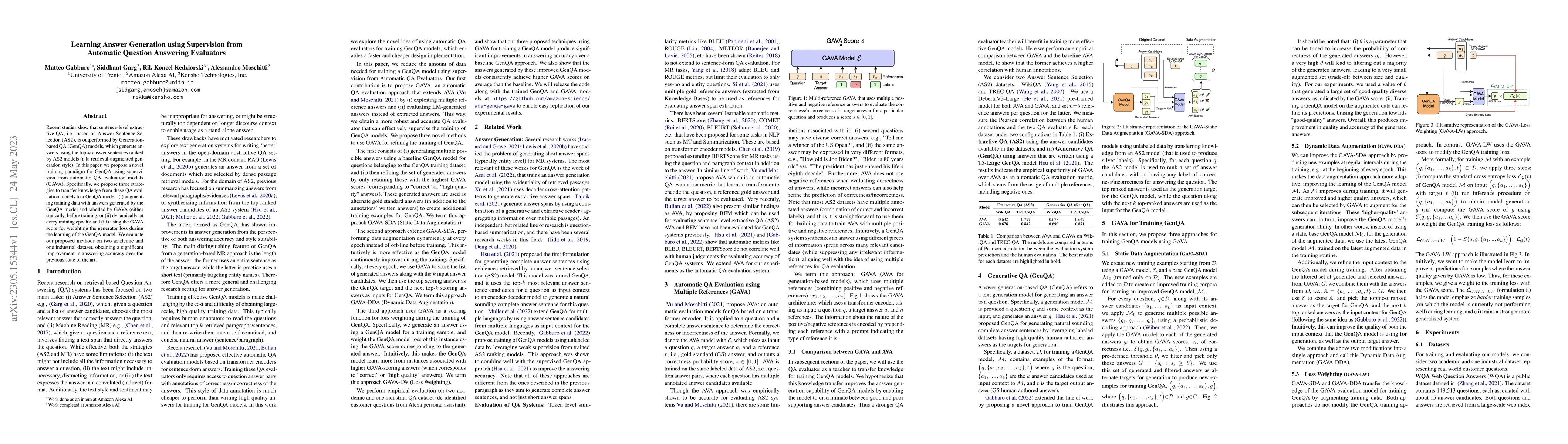 Thumbnail for Learning Answer Generation using Supervision from Automatic Question
  Answering Evaluators