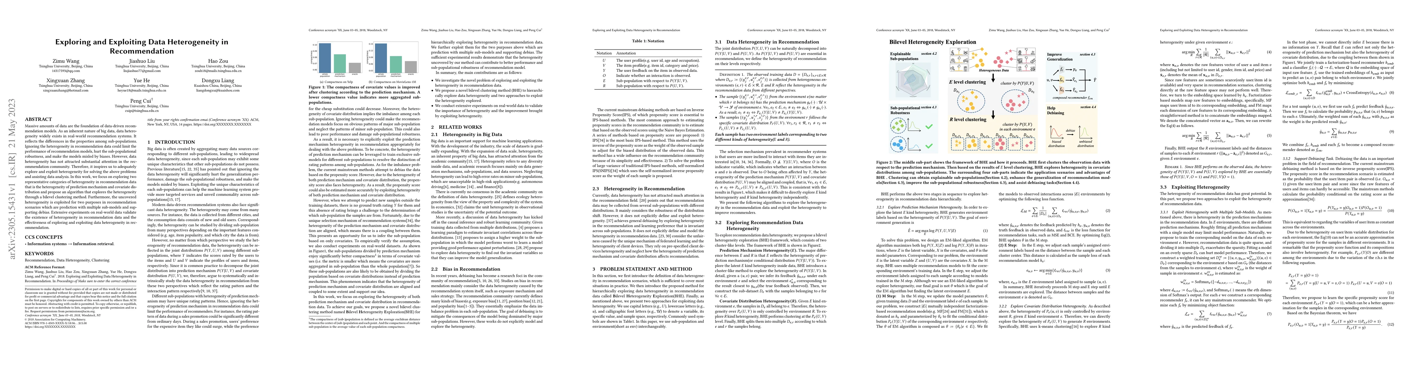 Thumbnail for Exploring and Exploiting Data Heterogeneity in Recommendation