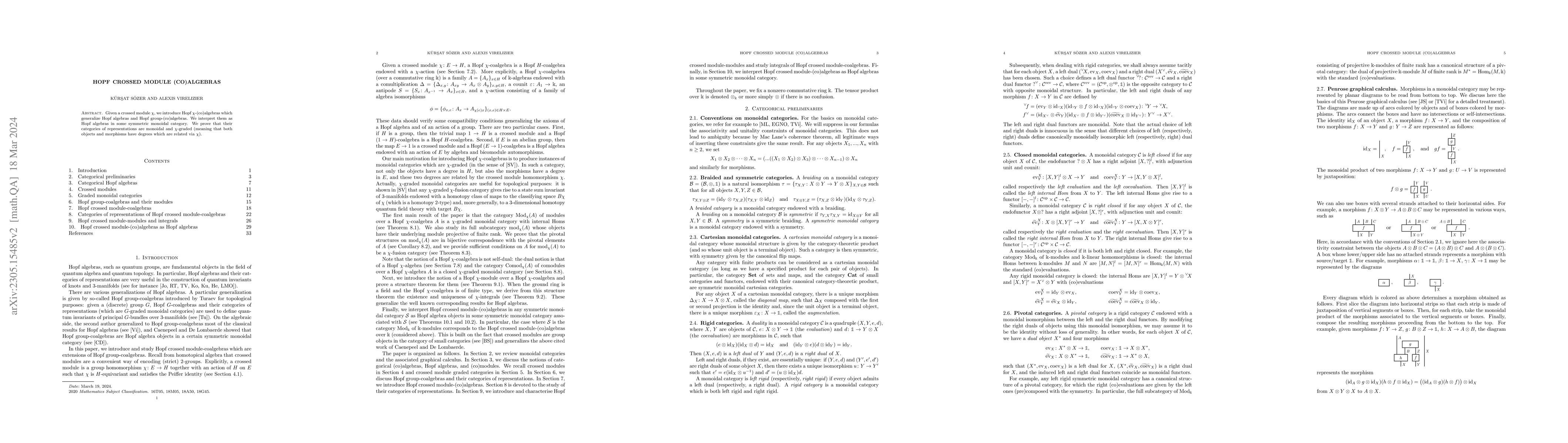 Thumbnail for Hopf crossed module (co)algebras