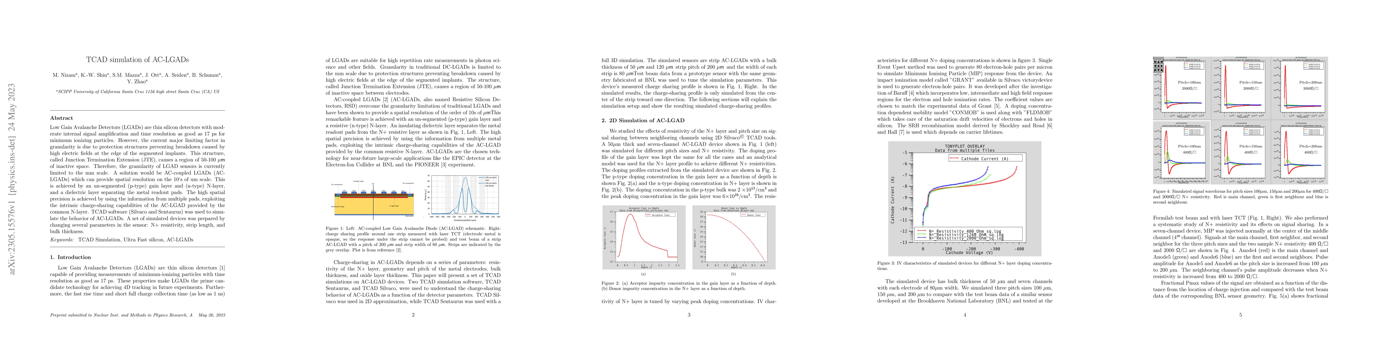 Thumbnail for TCAD simulation of AC-LGADs
