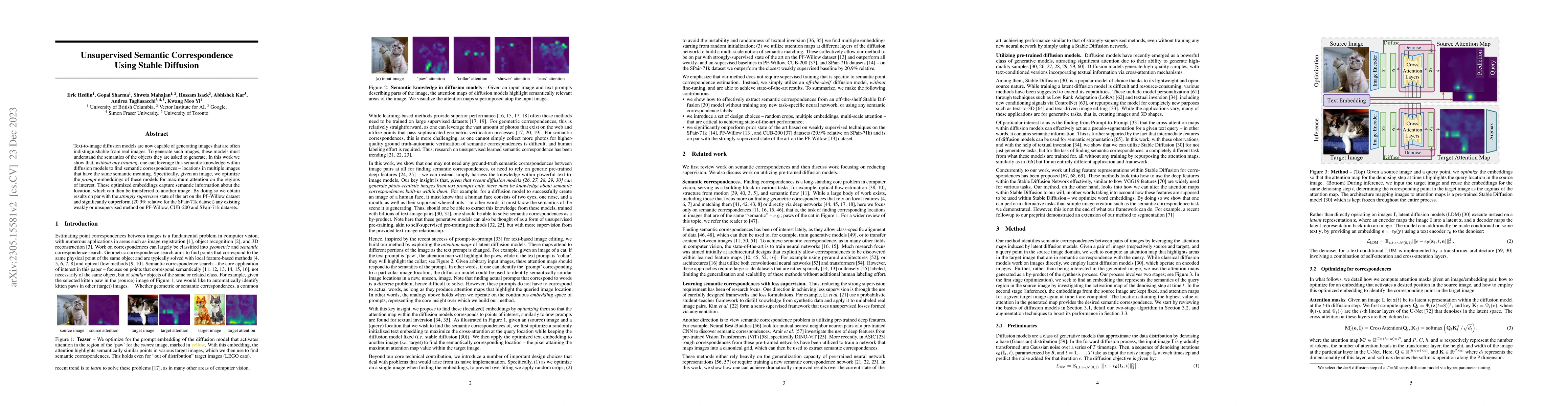 Thumbnail for Unsupervised Semantic Correspondence Using Stable Diffusion