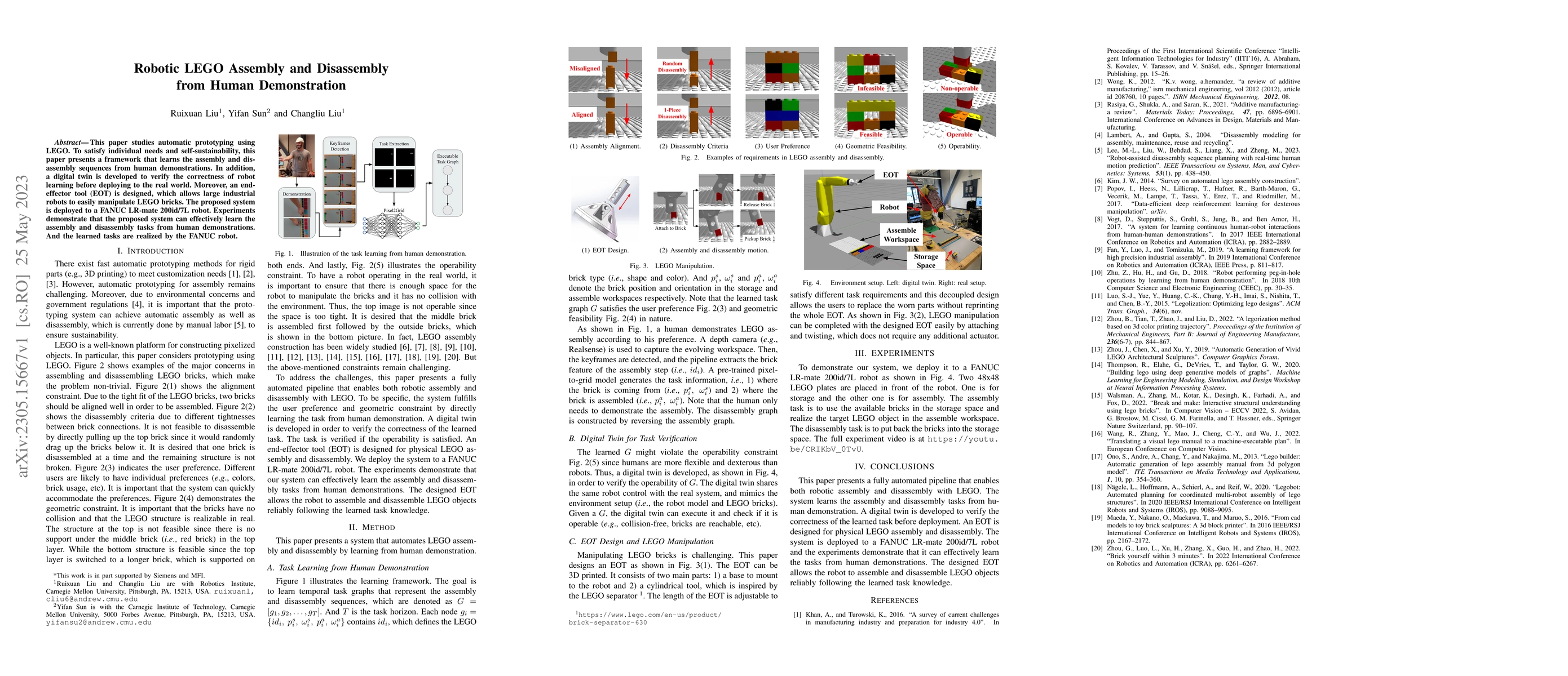 Thumbnail for Robotic LEGO Assembly and Disassembly from Human Demonstration