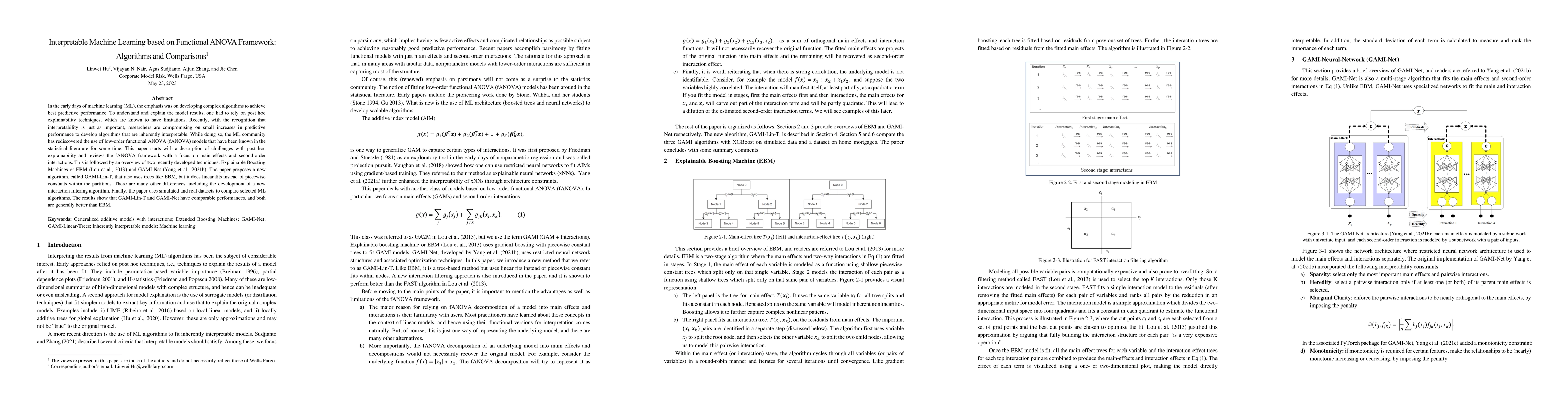 Thumbnail for Interpretable Machine Learning based on Functional ANOVA Framework:
  Algorithms and Comparisons