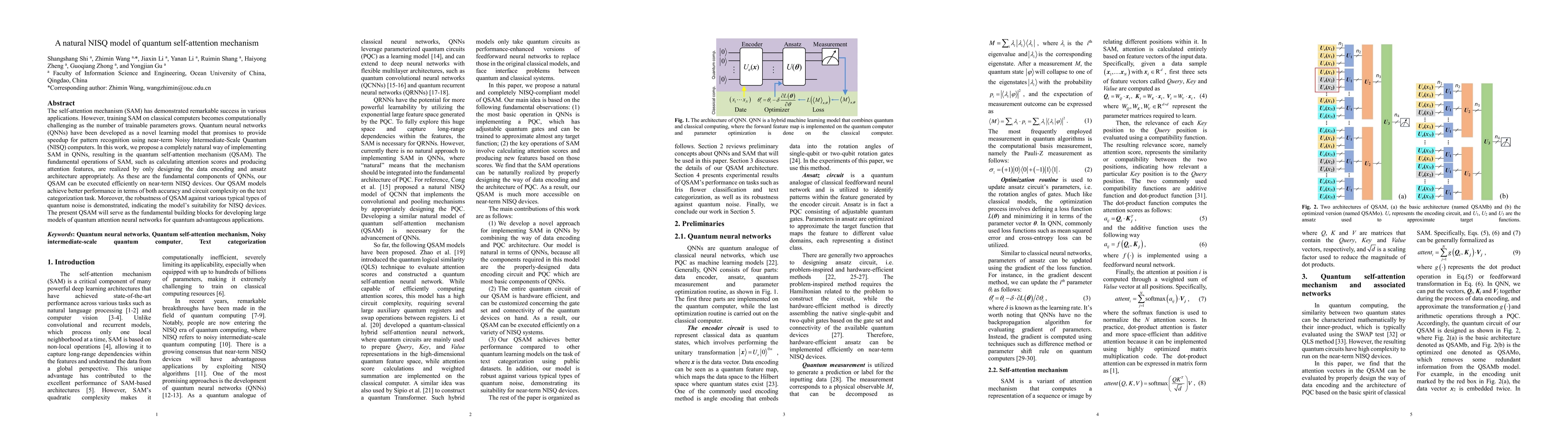 Thumbnail for A natural NISQ model of quantum self-attention mechanism