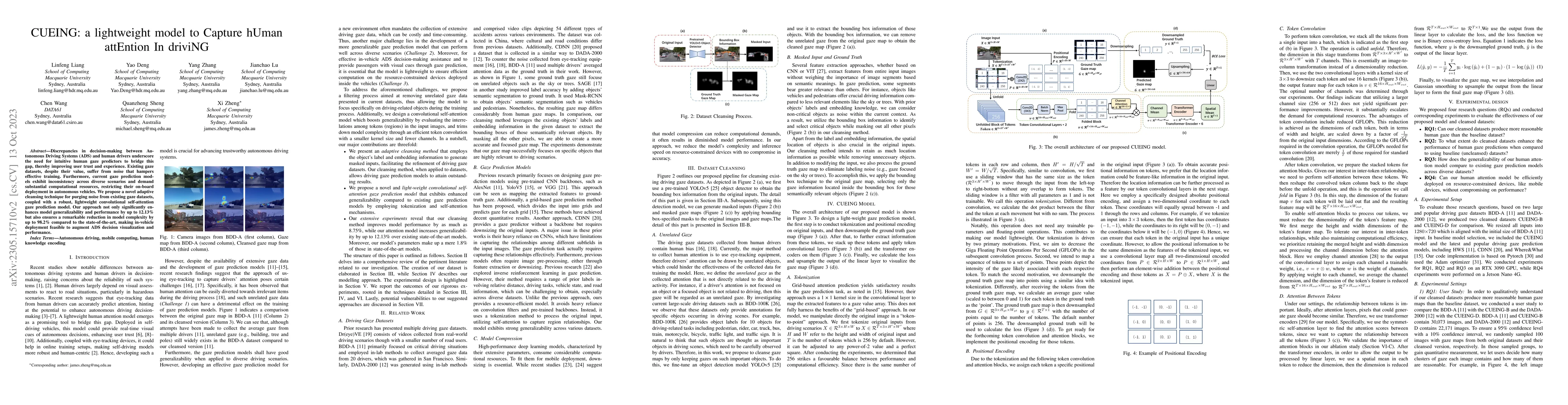 Thumbnail for CUEING: a lightweight model to Capture hUman attEntion In driviNG
