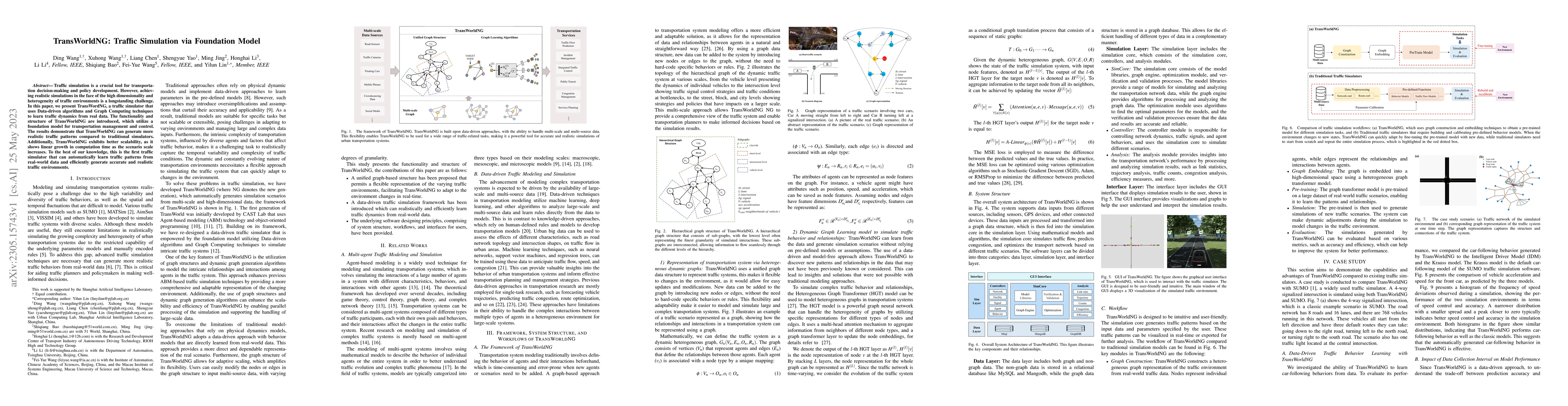 Thumbnail for TransWorldNG: Traffic Simulation via Foundation Model