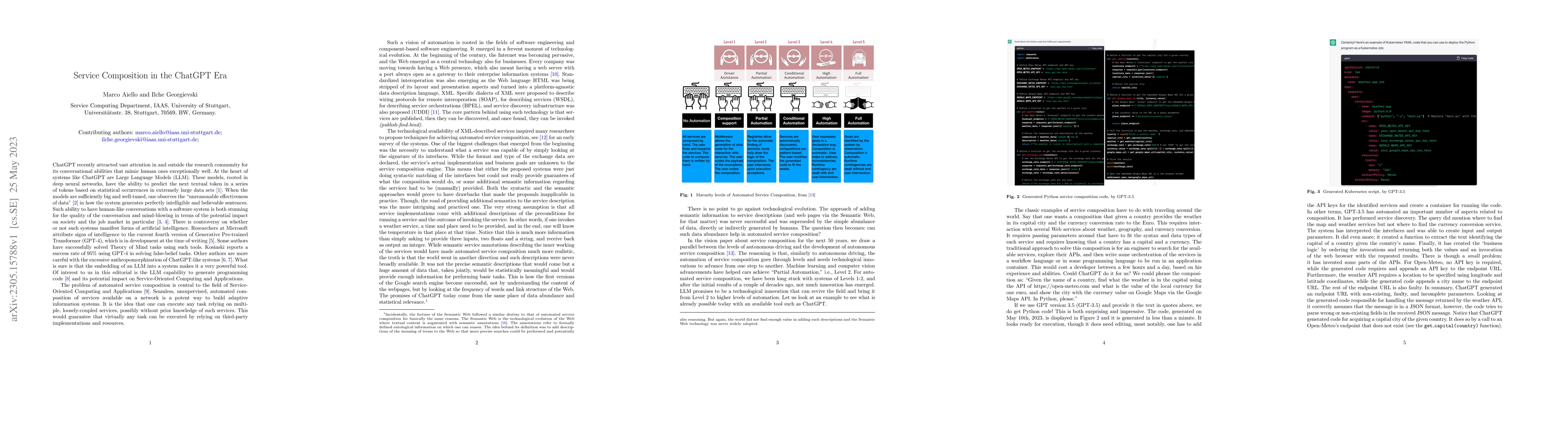 Thumbnail for Service Composition in the ChatGPT Era