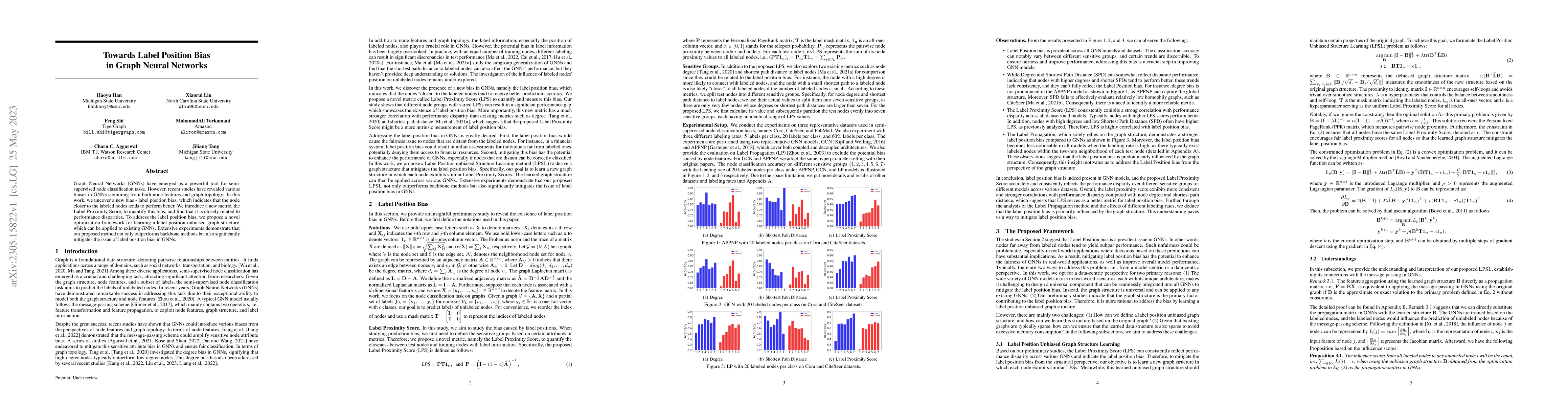 Thumbnail for Towards Label Position Bias in Graph Neural Networks
