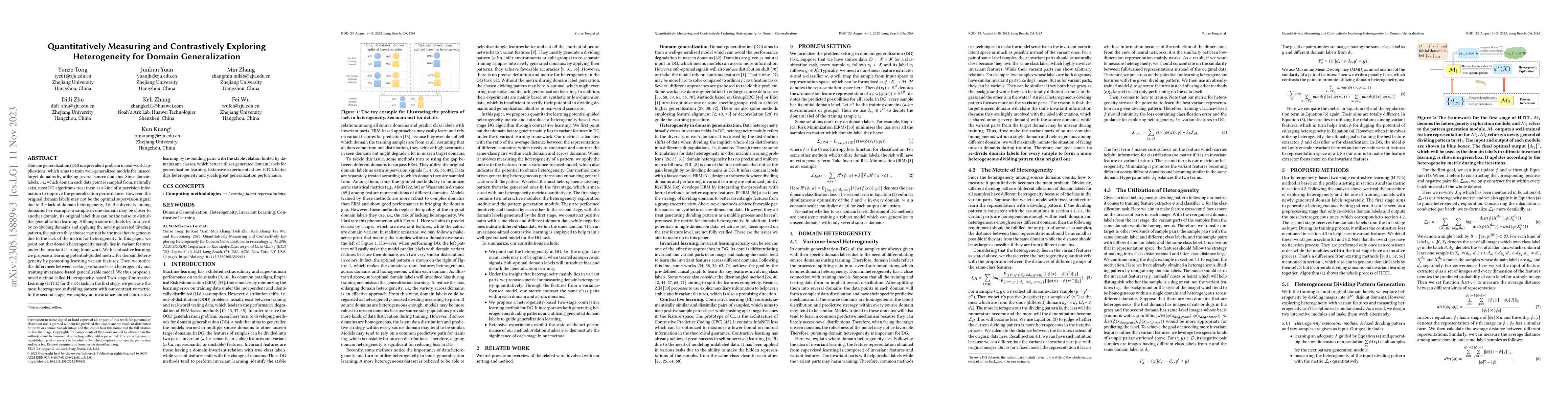 Thumbnail for Quantitatively Measuring and Contrastively Exploring Heterogeneity for
  Domain Generalization
