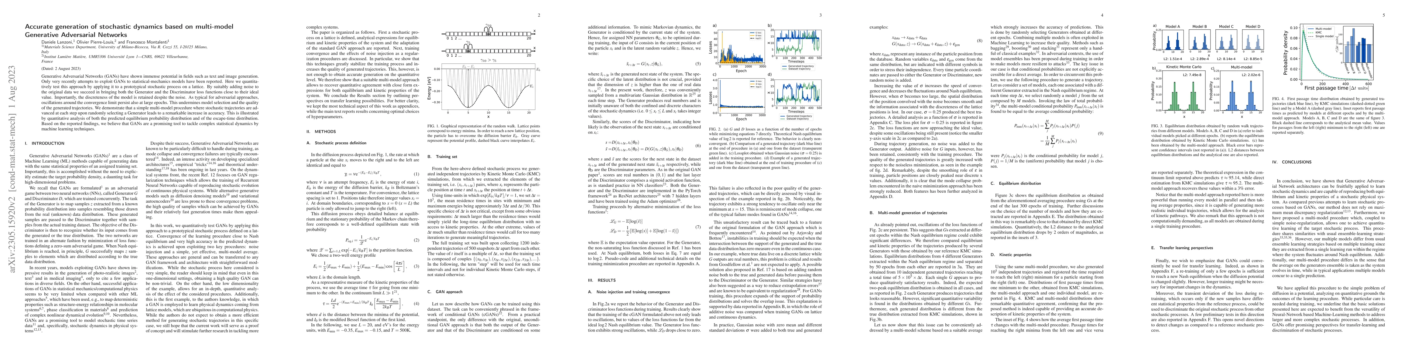 Thumbnail for Accurate generation of stochastic dynamics based on multi-model
  Generative Adversarial Networks