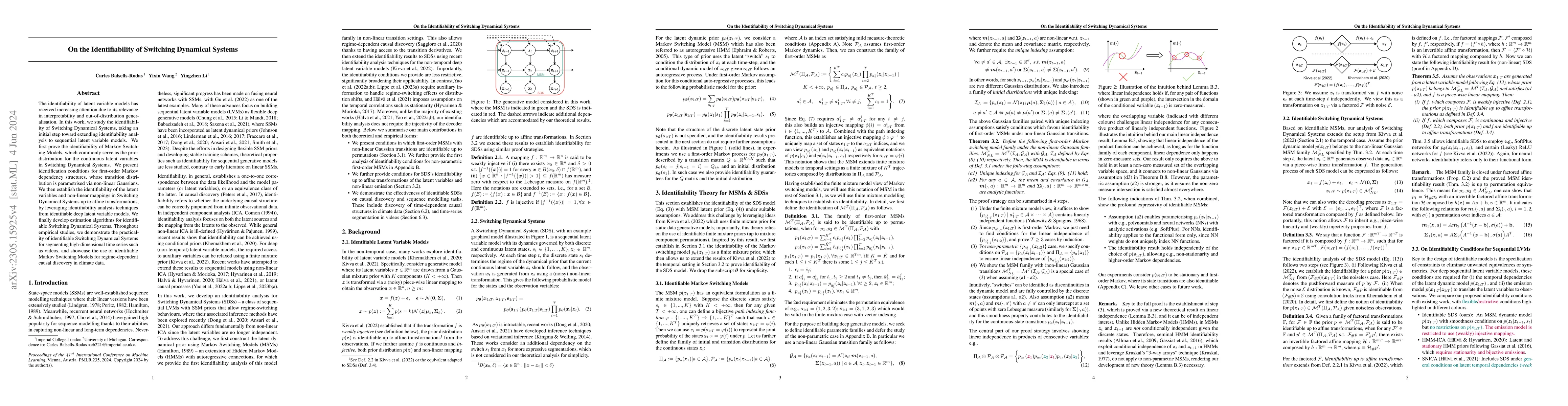Thumbnail for On the Identifiability of Switching Dynamical Systems