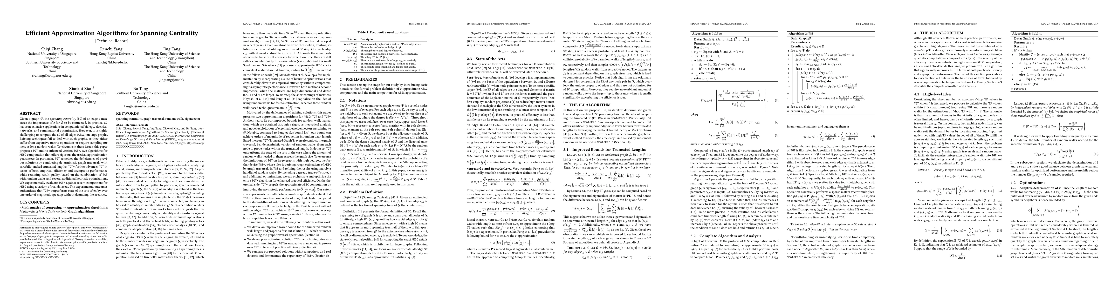 Thumbnail for Efficient Approximation Algorithms for Spanning Centrality