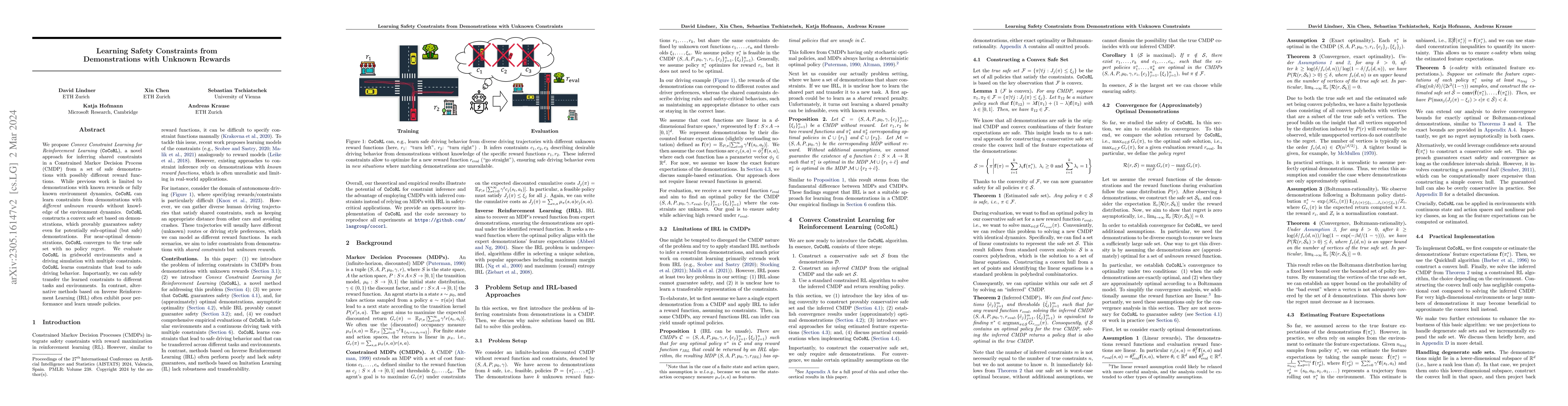Thumbnail for Learning Safety Constraints from Demonstrations with Unknown Rewards