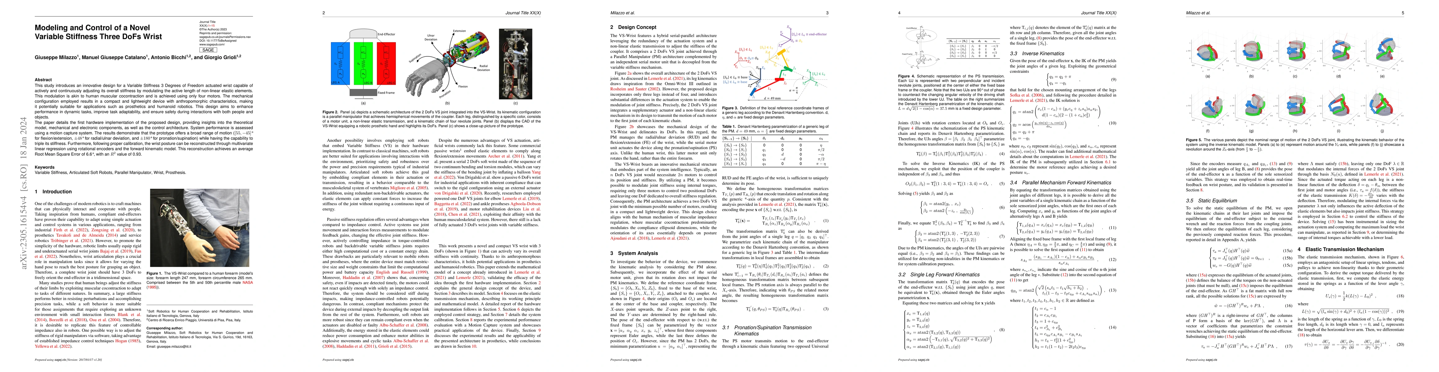Thumbnail for Modeling and Control of a Novel Variable Stiffness Three DoFs Wrist