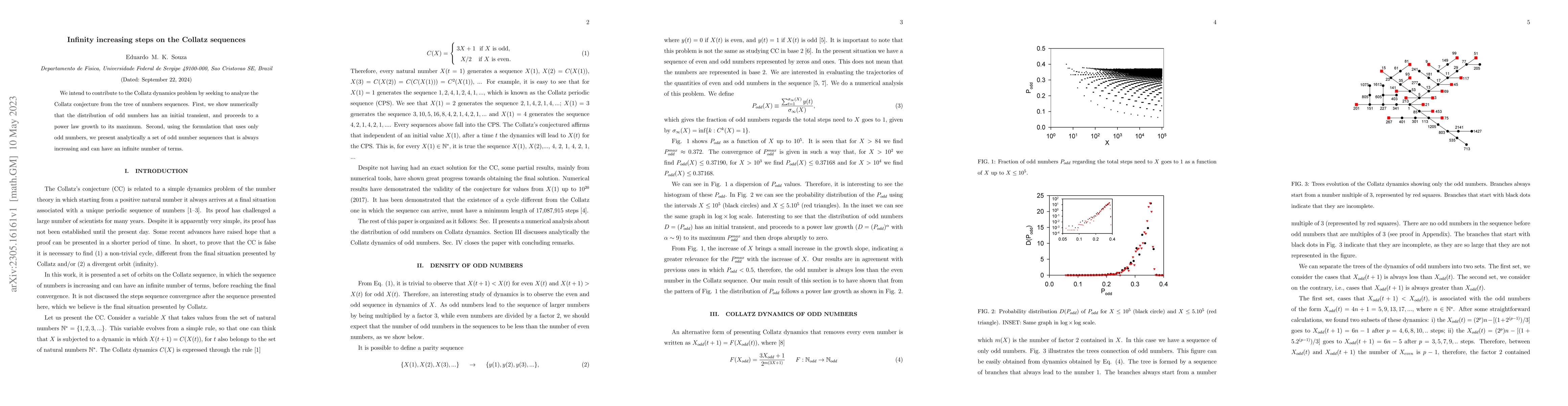 Thumbnail for Infinity increasing steps on the Collatz sequences