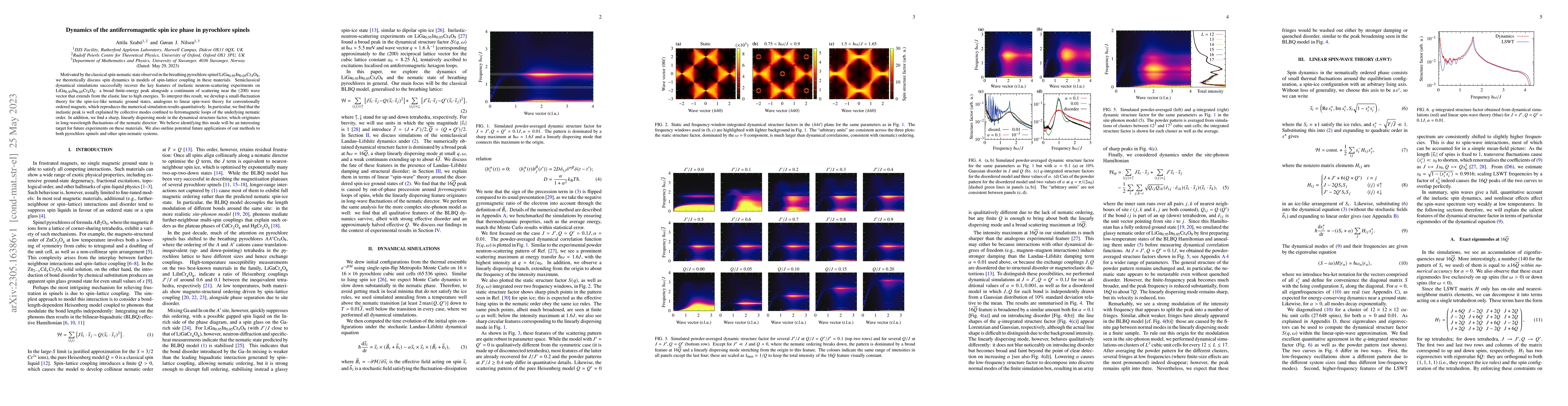 Thumbnail for Dynamics of the antiferromagnetic spin ice phase in pyrochlore spinels