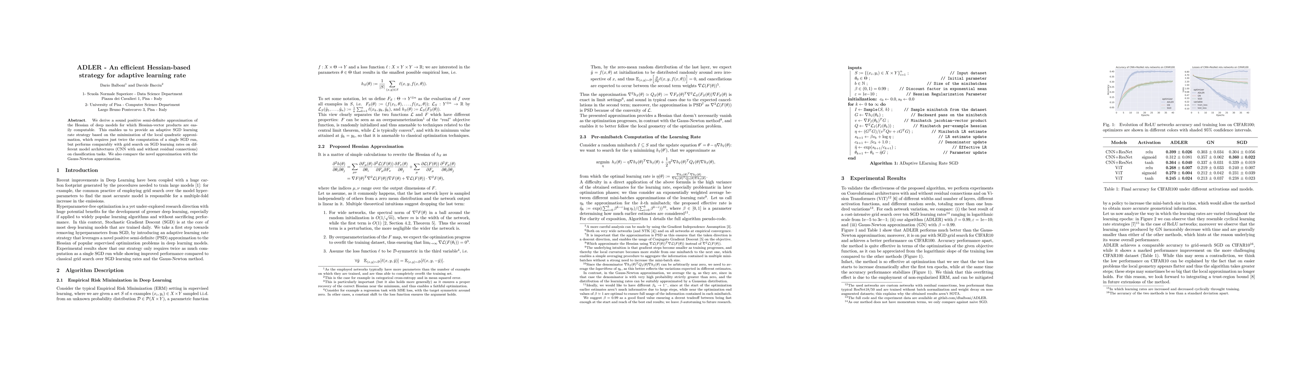 Thumbnail for ADLER -- An efficient Hessian-based strategy for adaptive learning rate