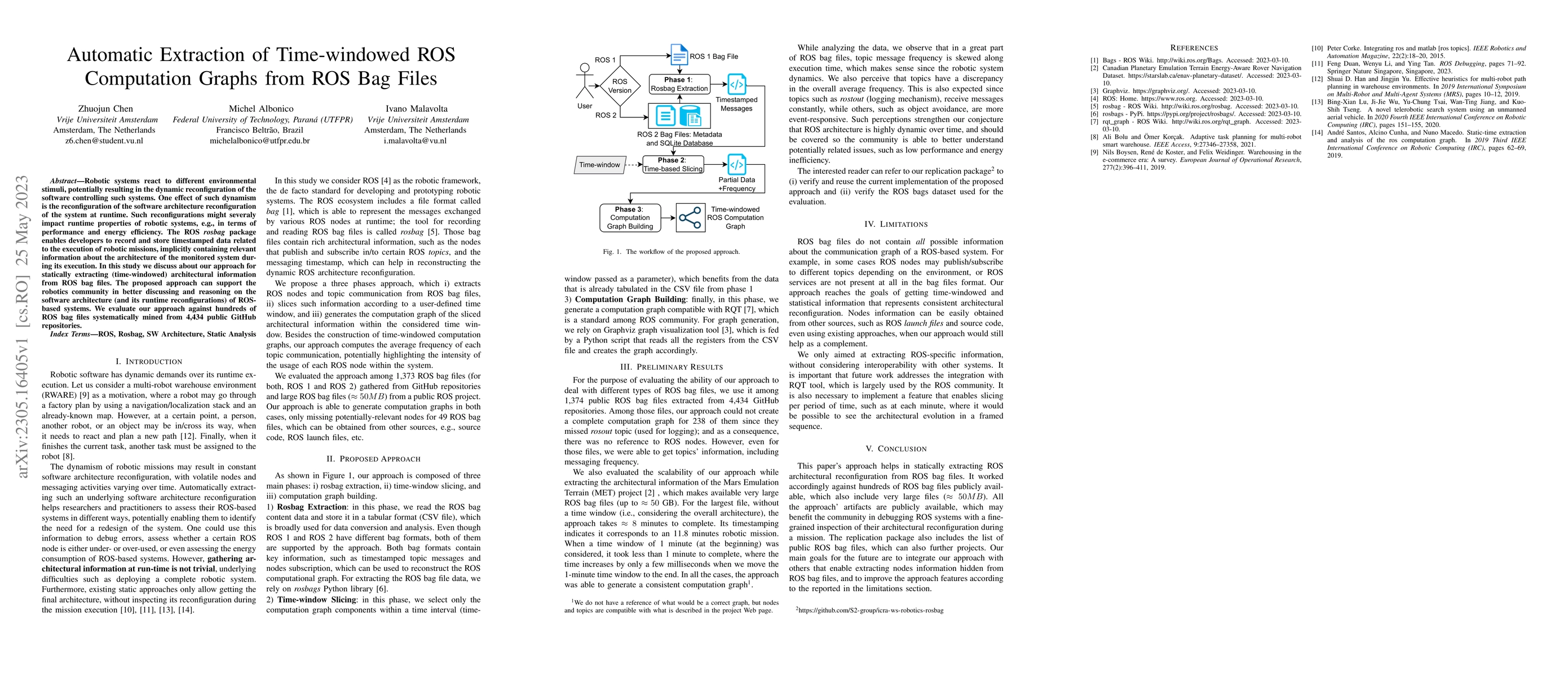Thumbnail for Automatic Extraction of Time-windowed ROS Computation Graphs from ROS
  Bag Files