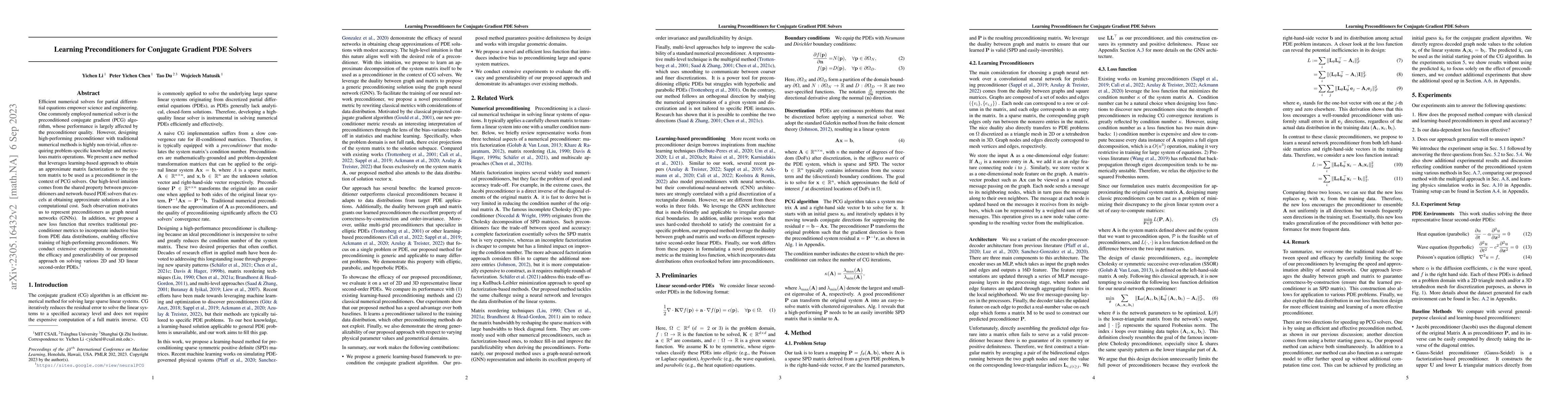 Thumbnail for Learning Preconditioner for Conjugate Gradient PDE Solvers
