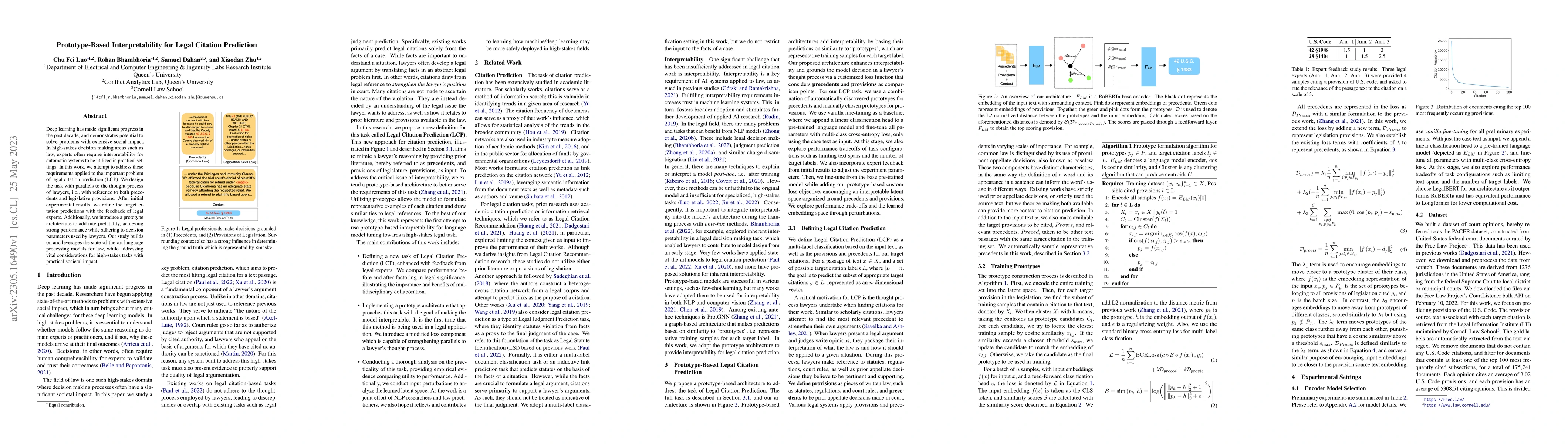 Thumbnail for Prototype-Based Interpretability for Legal Citation Prediction
