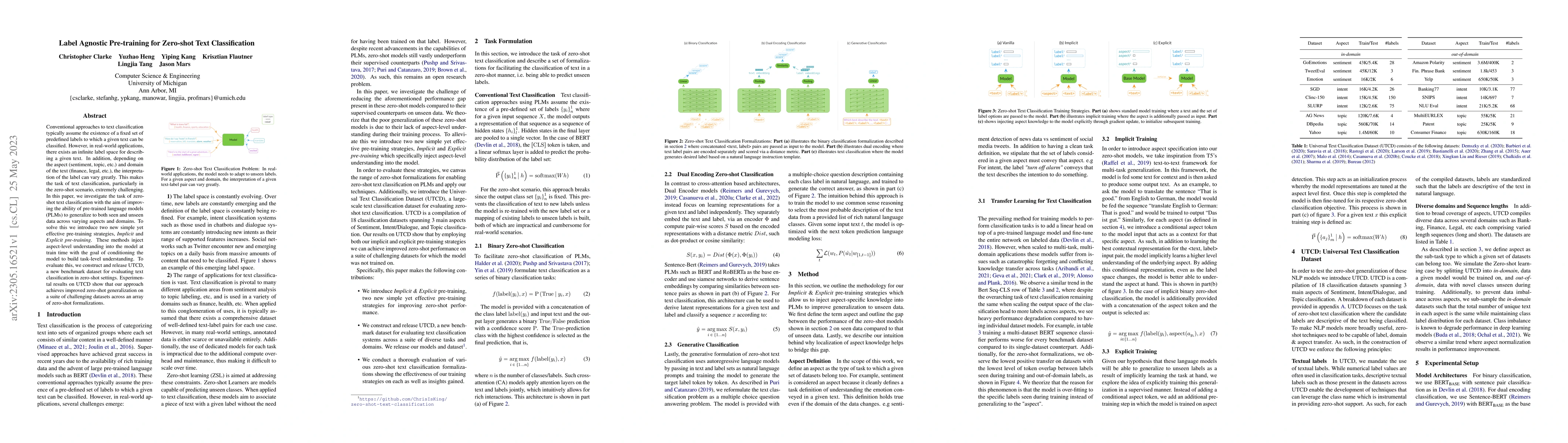 Thumbnail for Label Agnostic Pre-training for Zero-shot Text Classification
