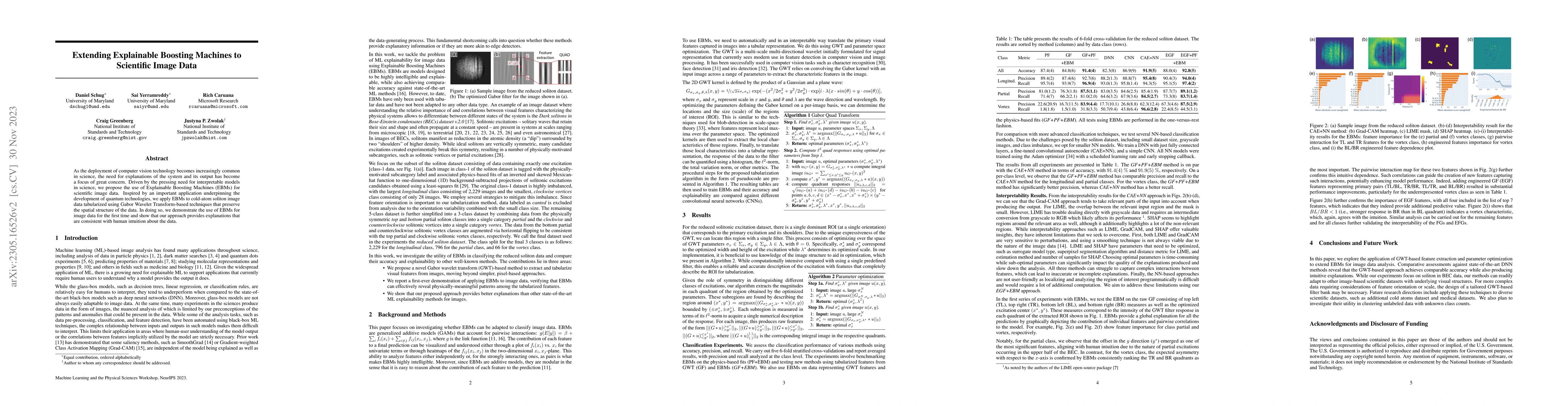 Thumbnail for Extending Explainable Boosting Machines to Scientific Image Data