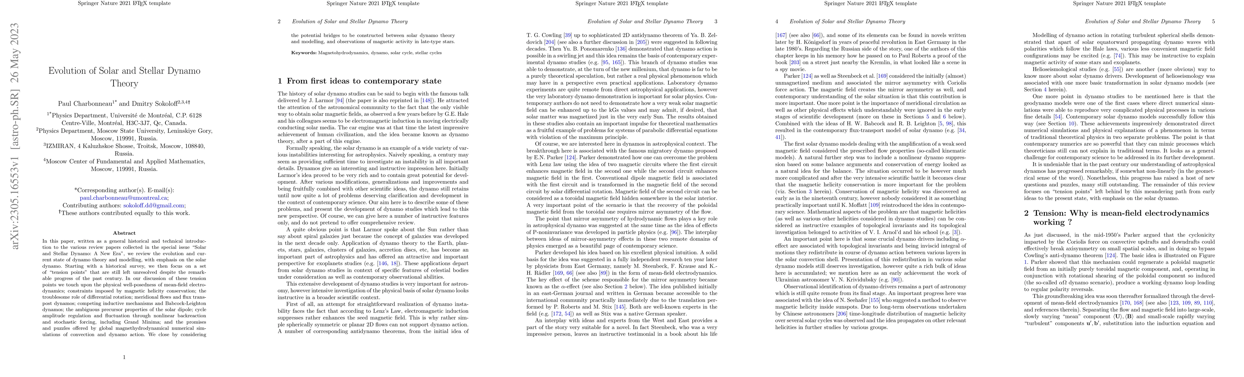 Thumbnail for Evolution of solar and stellar dynamo theory