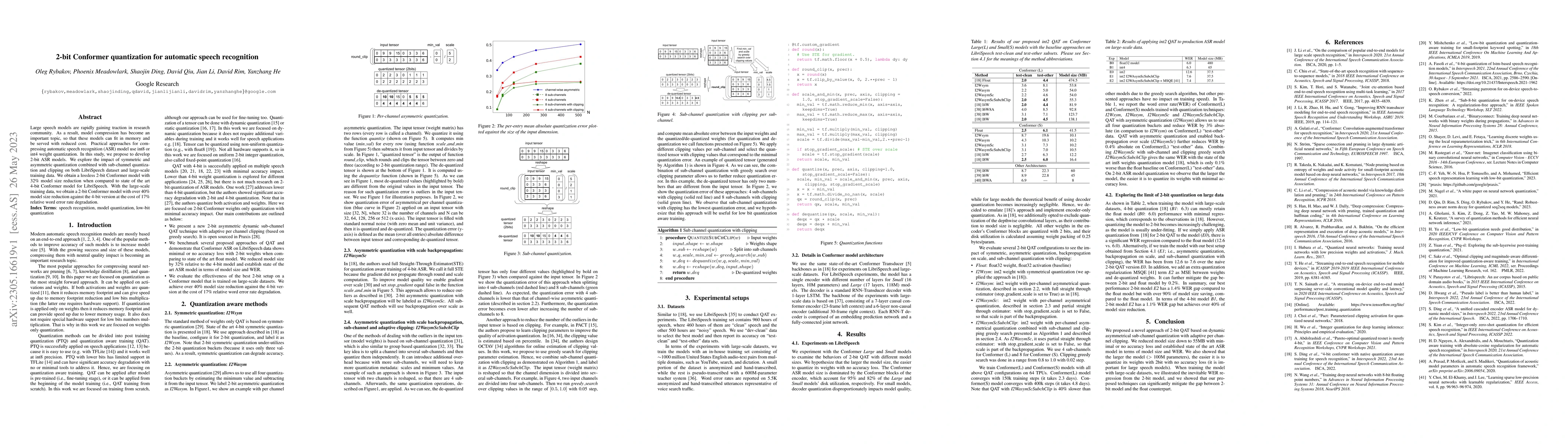 Thumbnail for 2-bit Conformer quantization for automatic speech recognition