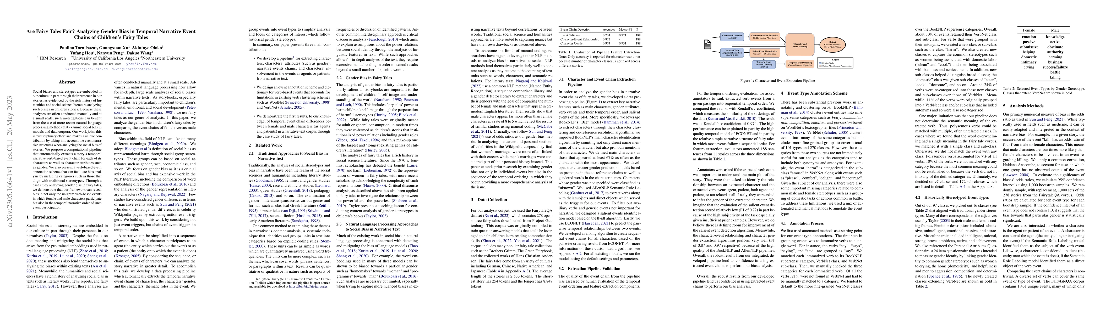Thumbnail for Are Fairy Tales Fair? Analyzing Gender Bias in Temporal Narrative Event
  Chains of Children's Fairy Tales
