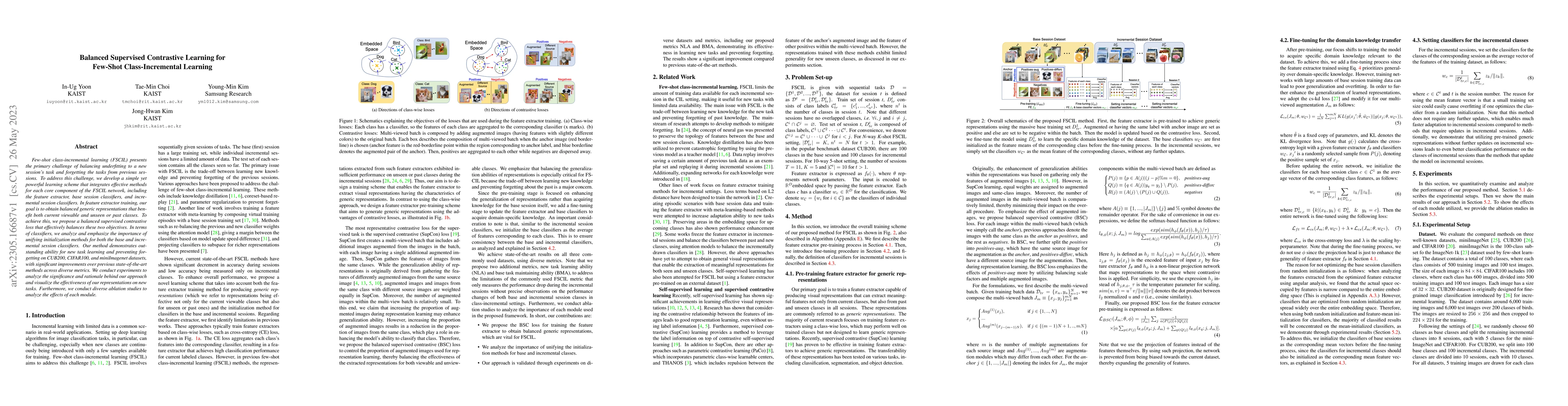 Thumbnail for Balanced Supervised Contrastive Learning for Few-Shot Class-Incremental
  Learning