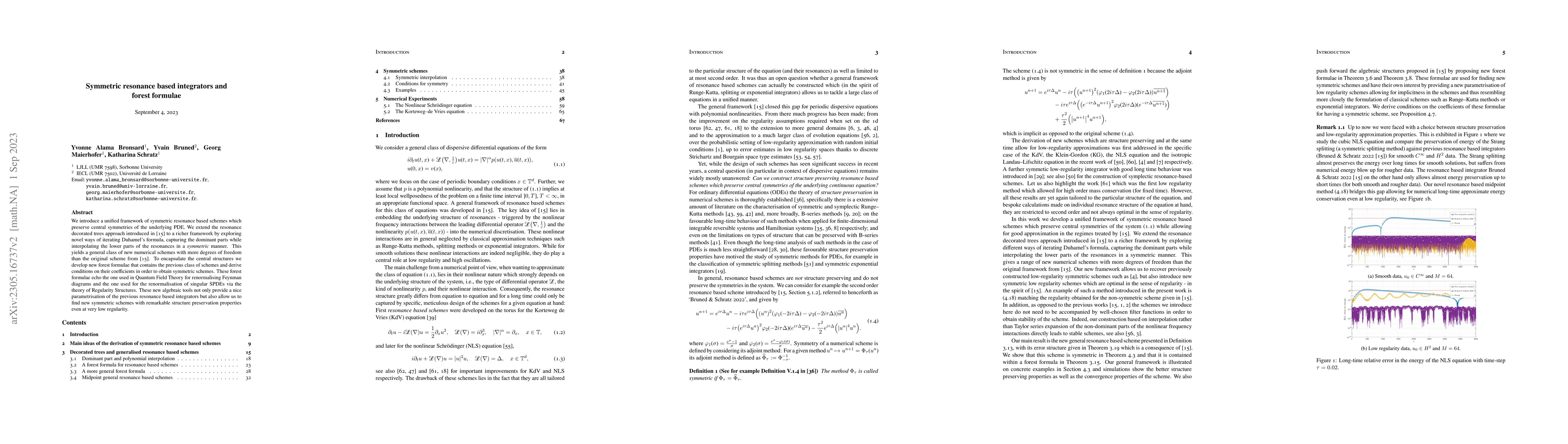 Thumbnail for Symmetric resonance based integrators and forest formulae