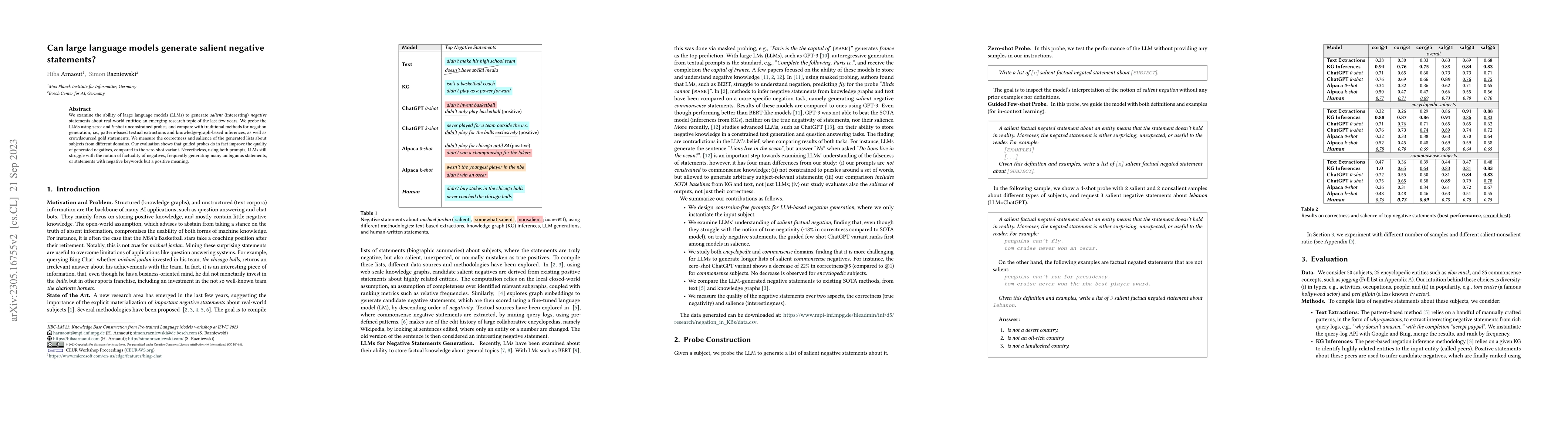 Thumbnail for Can large language models generate salient negative statements?