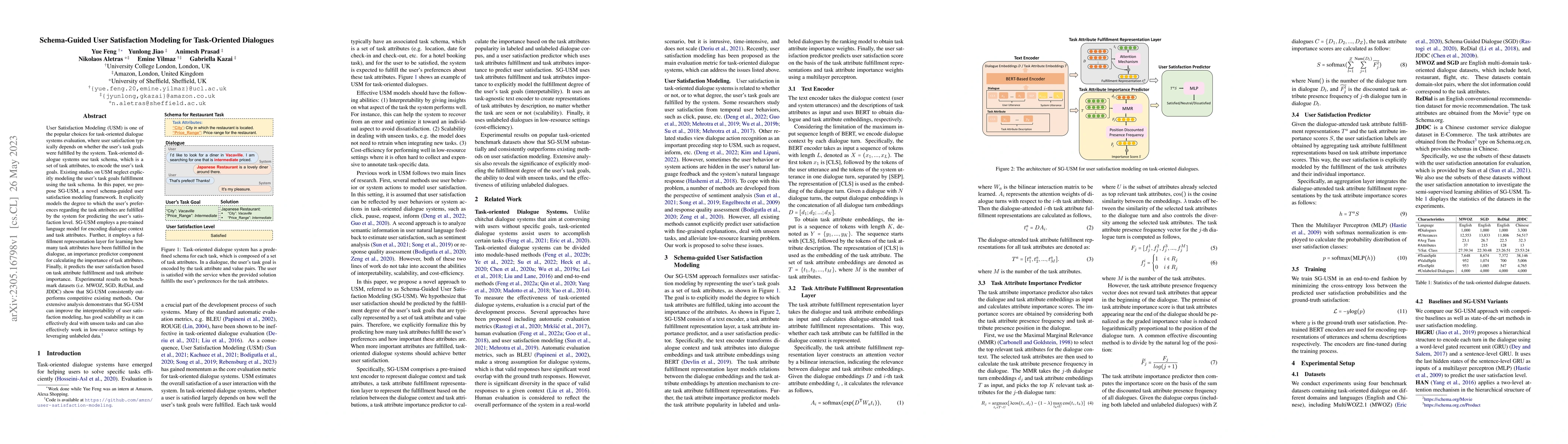 Thumbnail for Schema-Guided User Satisfaction Modeling for Task-Oriented Dialogues