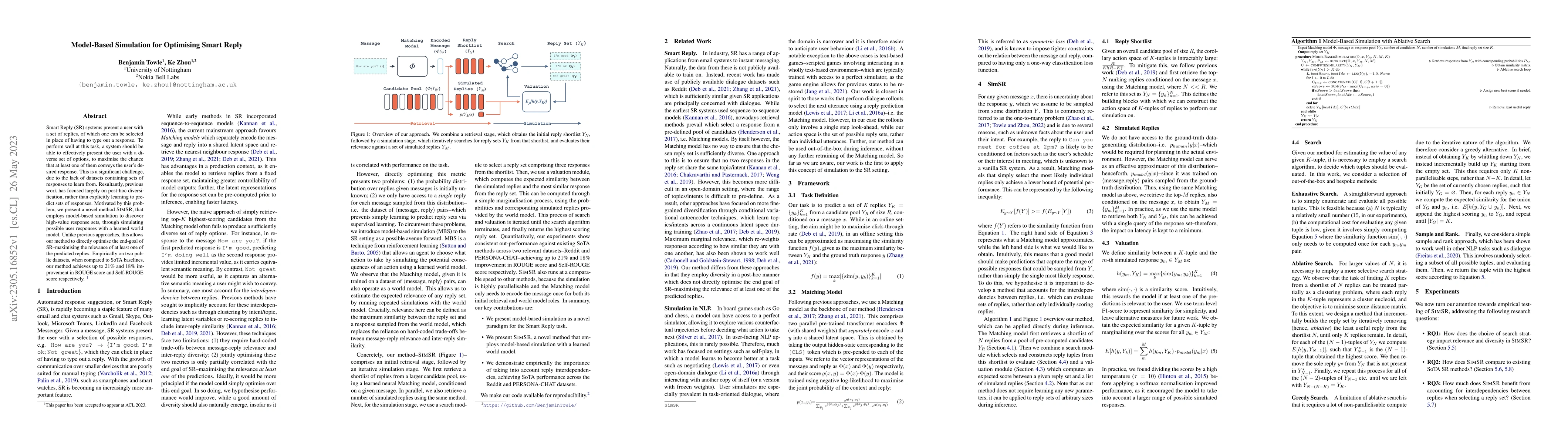 Thumbnail for Model-Based Simulation for Optimising Smart Reply