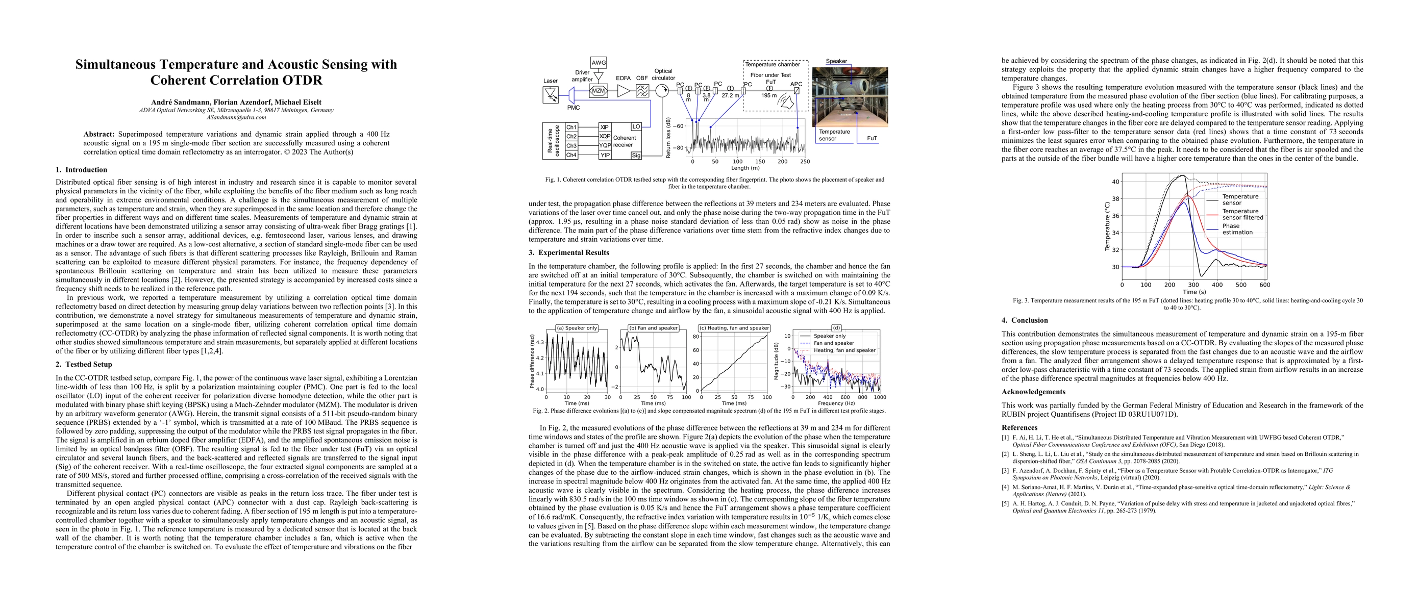 Thumbnail for Simultaneous Temperature and Acoustic Sensing with Coherent Correlation
  OTDR
