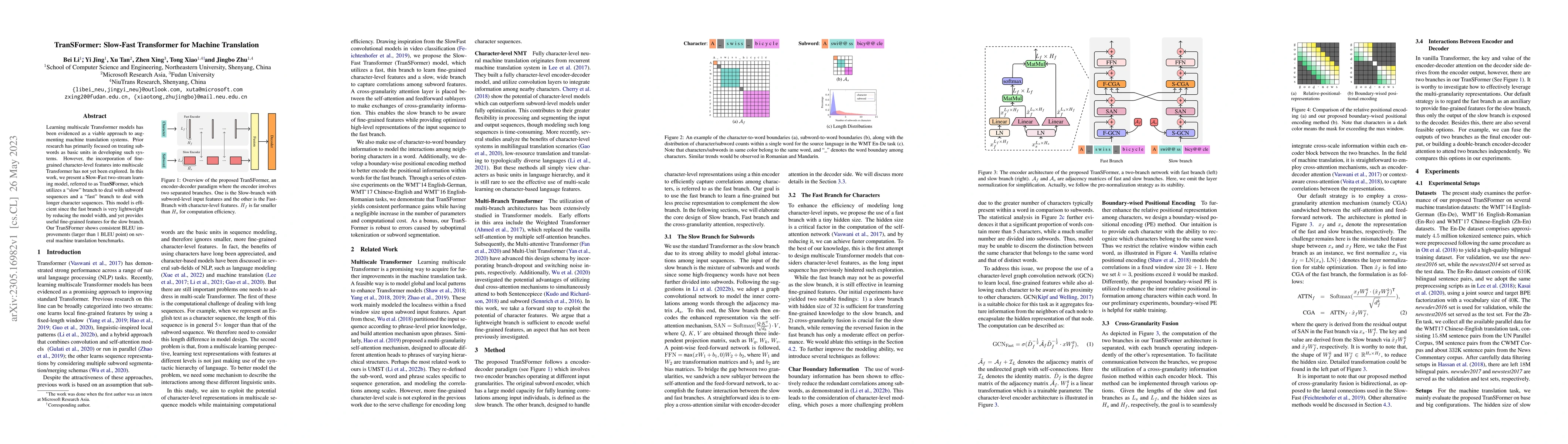 Thumbnail for TranSFormer: Slow-Fast Transformer for Machine Translation