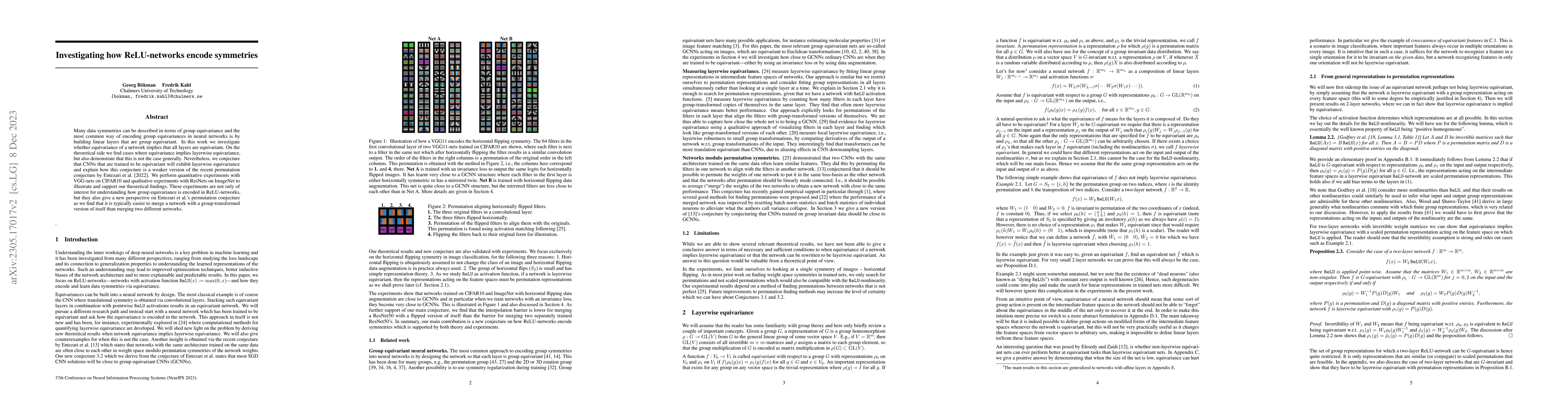 Thumbnail for Investigating how ReLU-networks encode symmetries