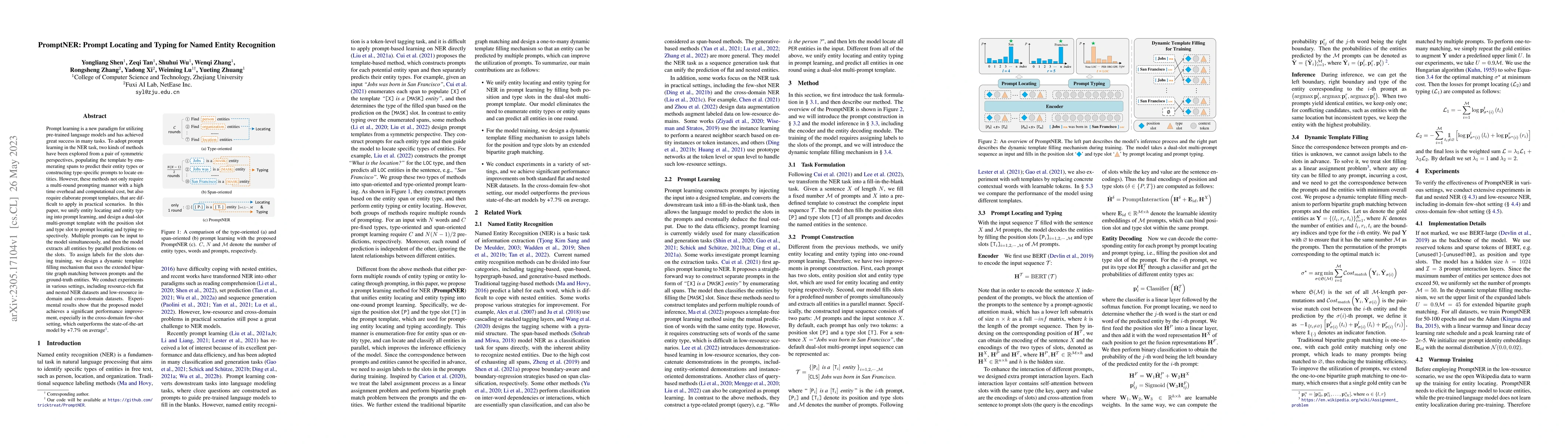 Thumbnail for PromptNER: Prompt Locating and Typing for Named Entity Recognition