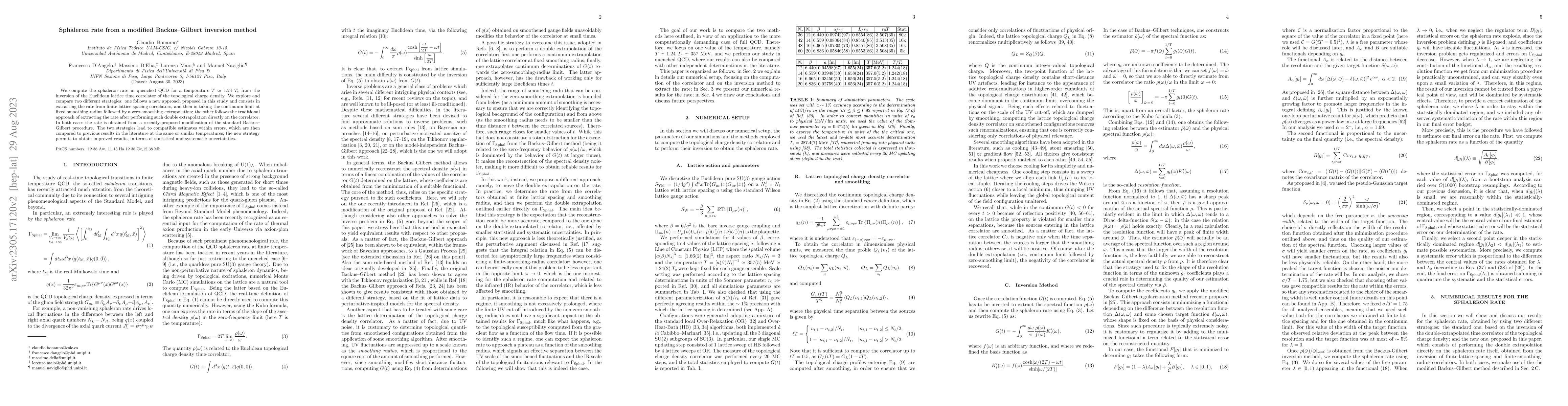 Thumbnail for Sphaleron rate from a modified Backus-Gilbert inversion method