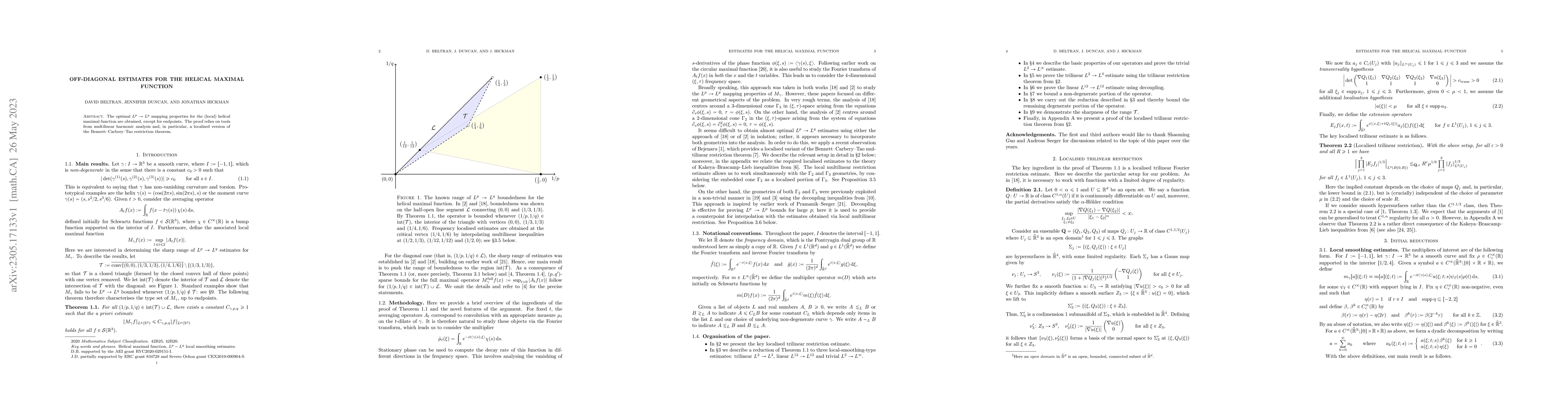 Thumbnail for Off-diagonal estimates for the helical maximal function