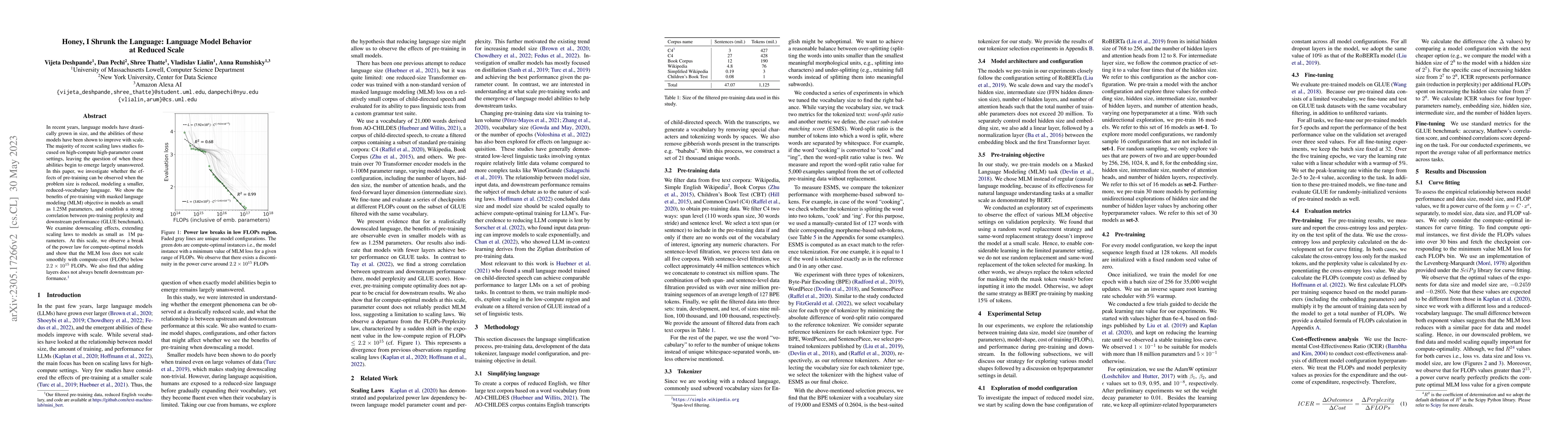 Thumbnail for Honey, I Shrunk the Language: Language Model Behavior at Reduced Scale