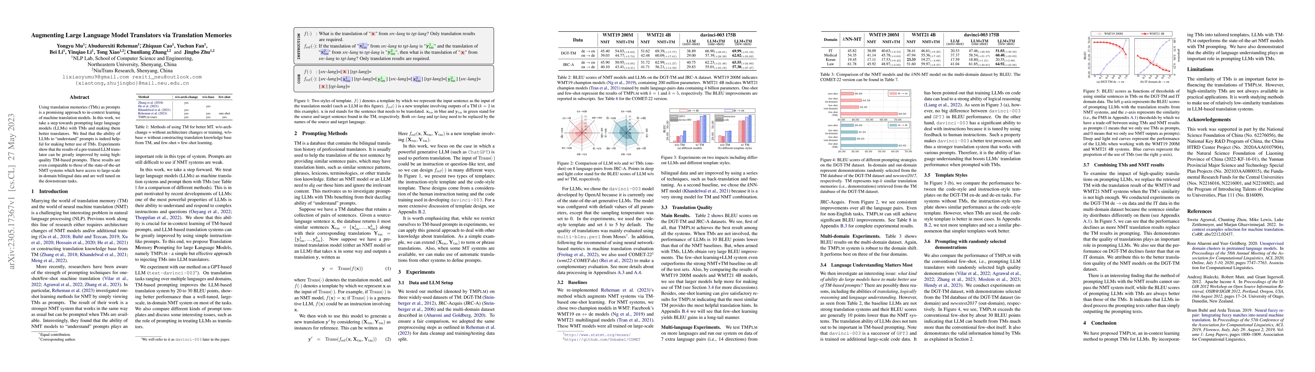 Thumbnail for Augmenting Large Language Model Translators via Translation Memories