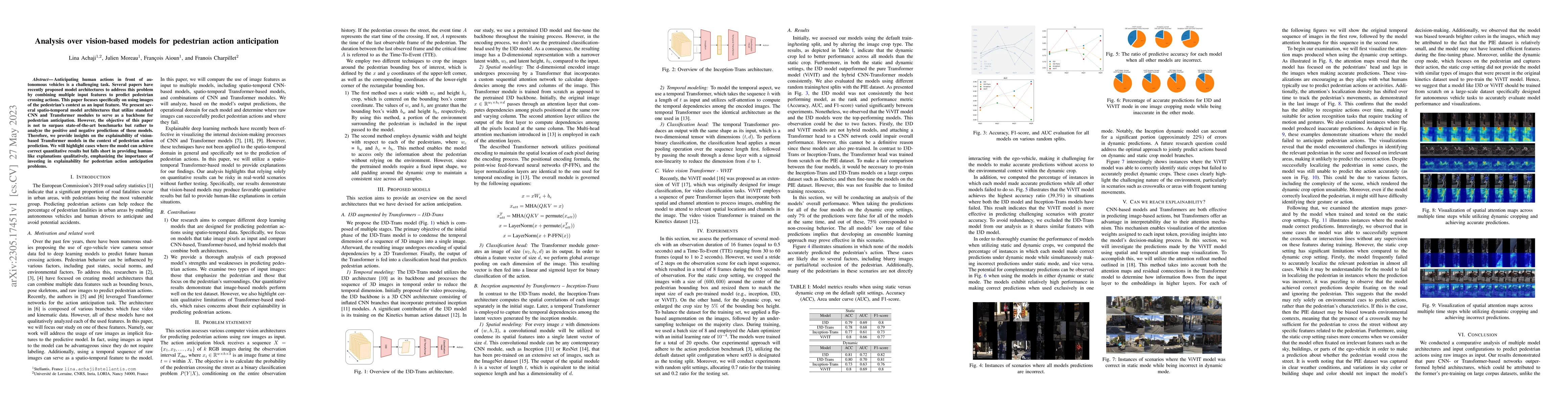 Thumbnail for Analysis over vision-based models for pedestrian action anticipation