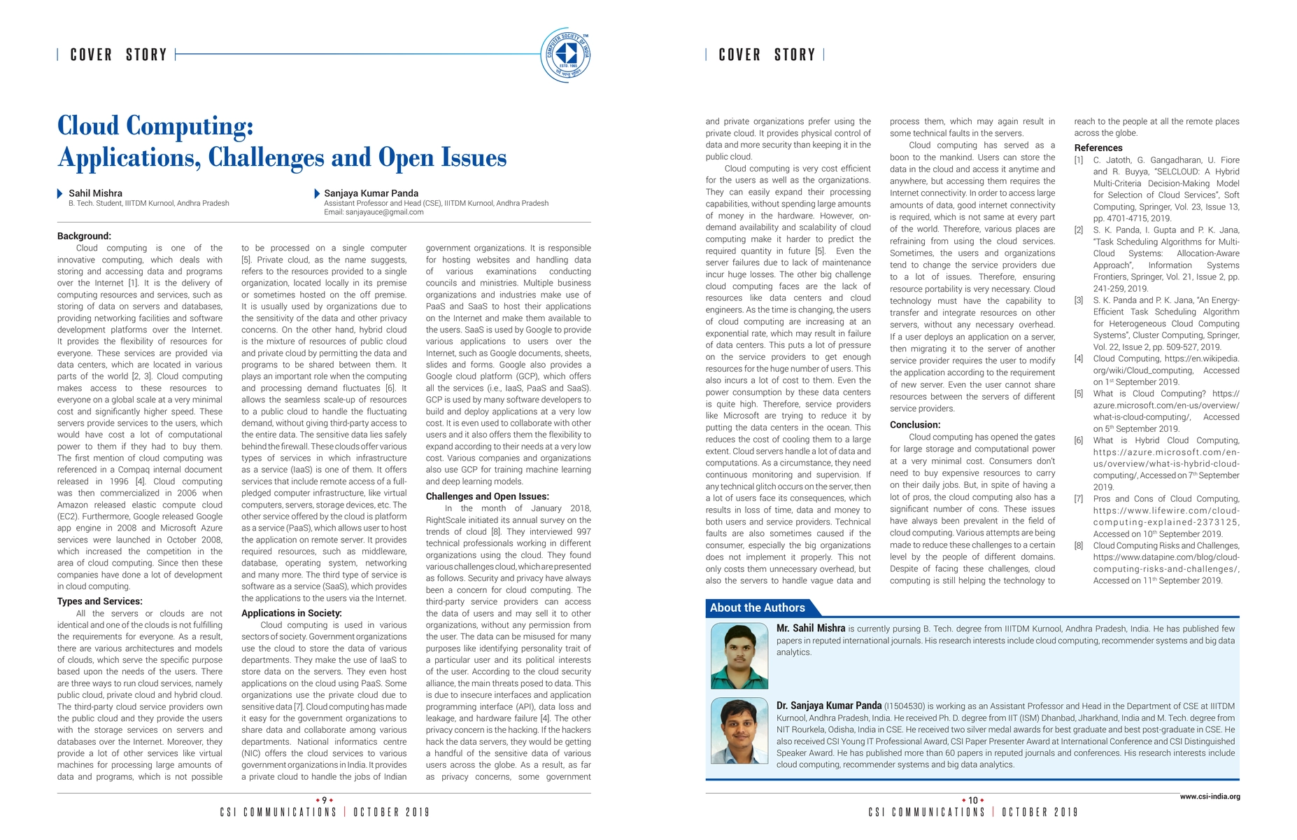 Thumbnail for Cloud Computing: Applications, Challenges and Open Issues