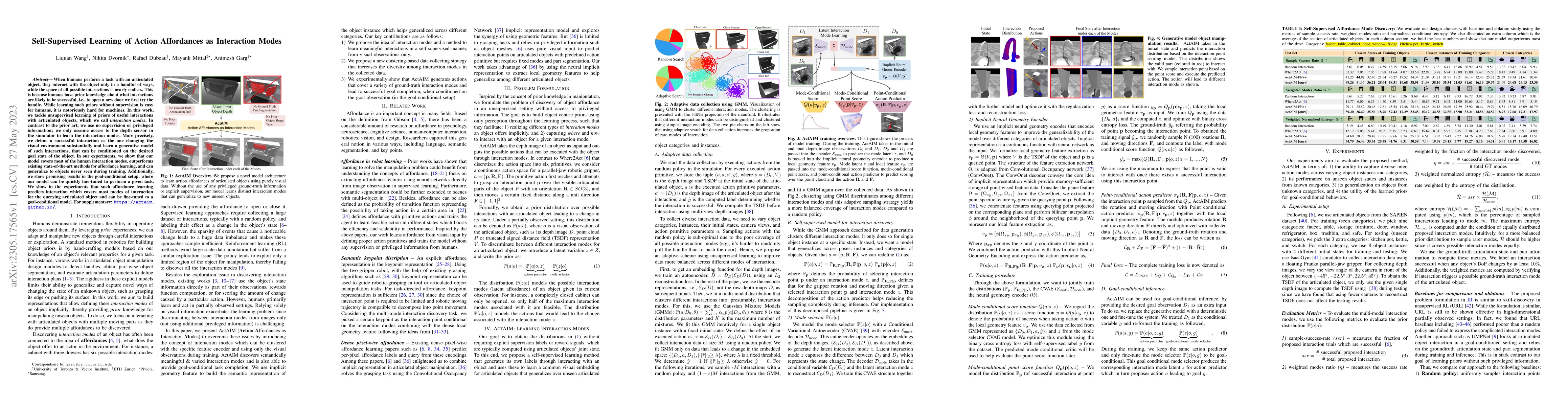 Thumbnail for Self-Supervised Learning of Action Affordances as Interaction Modes