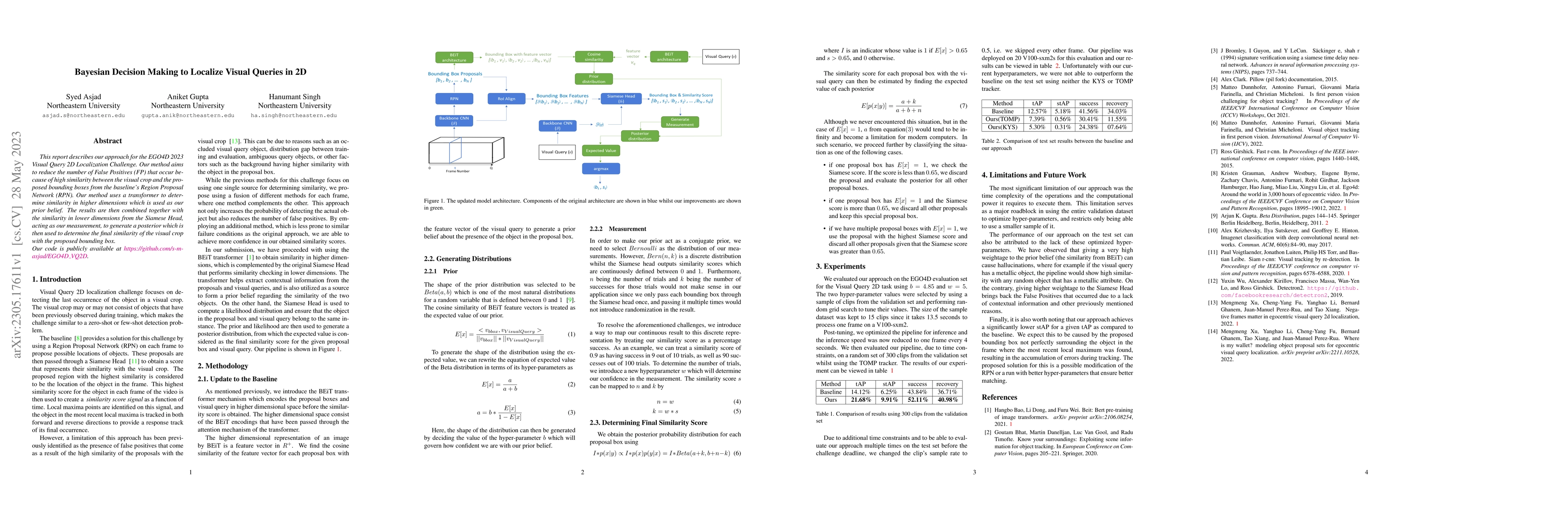 Thumbnail for Bayesian Decision Making to Localize Visual Queries in 2D