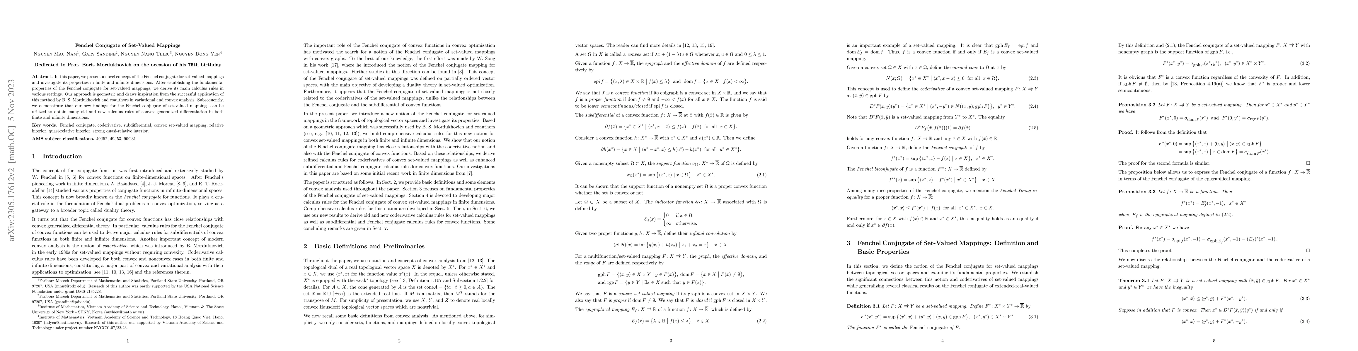 Thumbnail for Fenchel Conjugate of Set-Valued Mappings