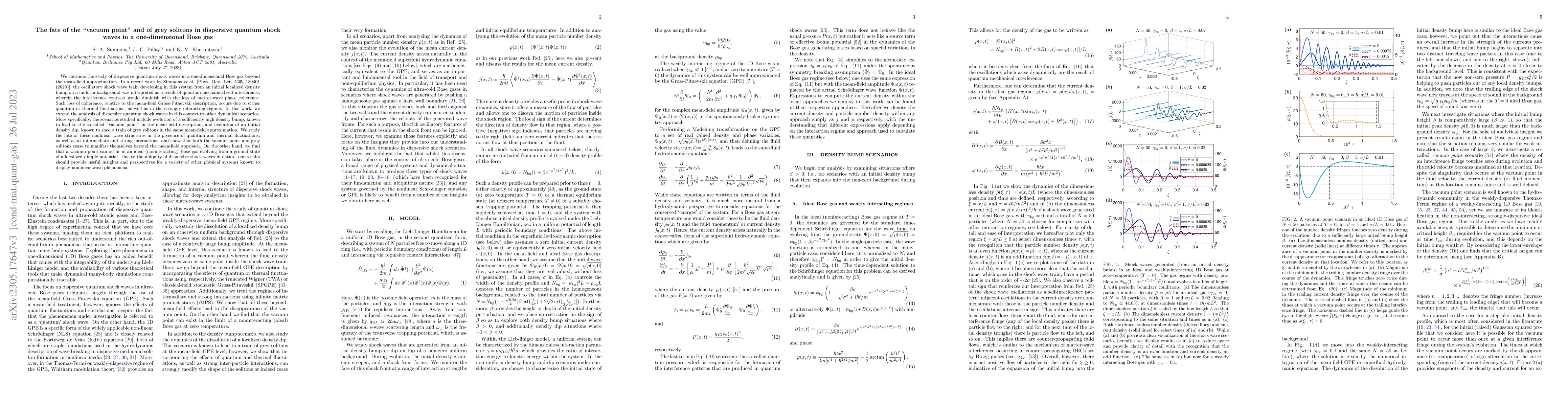 Thumbnail for Fate of the "vacuum point'' and of grey solitons in dispersive quantum
  shock waves in a one-dimensional Bose gas