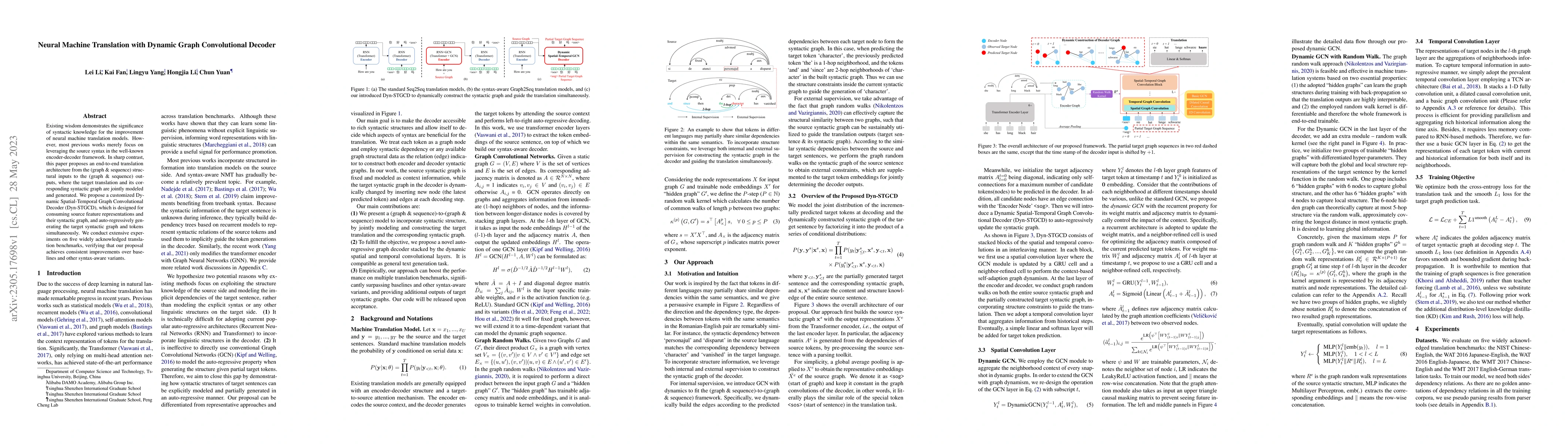 Thumbnail for Neural Machine Translation with Dynamic Graph Convolutional Decoder