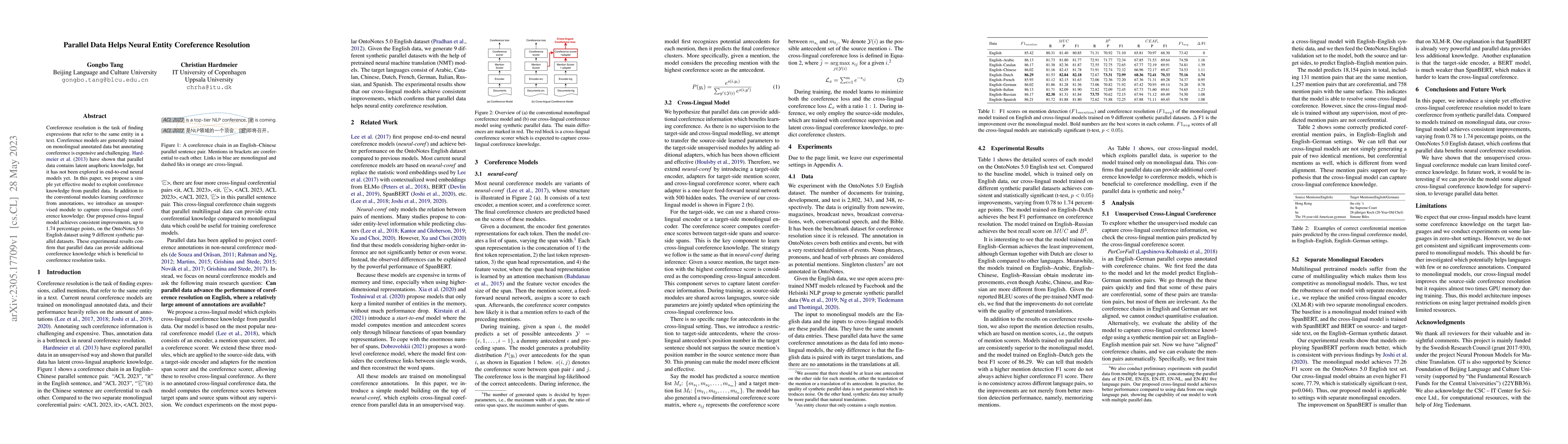 Thumbnail for Parallel Data Helps Neural Entity Coreference Resolution